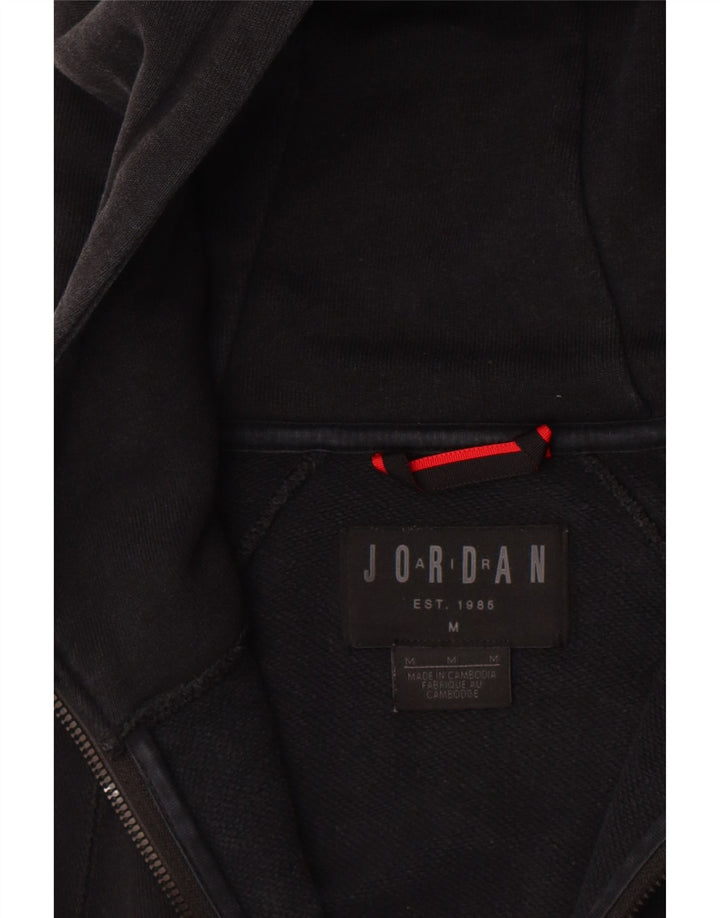 Pulover Jordan pentru bărbați, cu fermoar, negru mediu