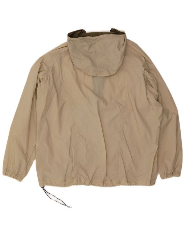 Jachetă Anorak supradimensionată pentru femei Columbia UK 18 XL, bej, nailon