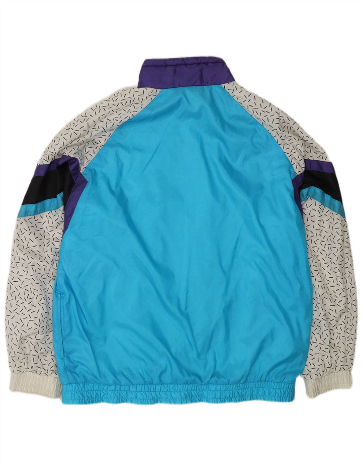 Jachetă de trening pentru bărbați HUMMEL, XL, albastru, nailon color bloc