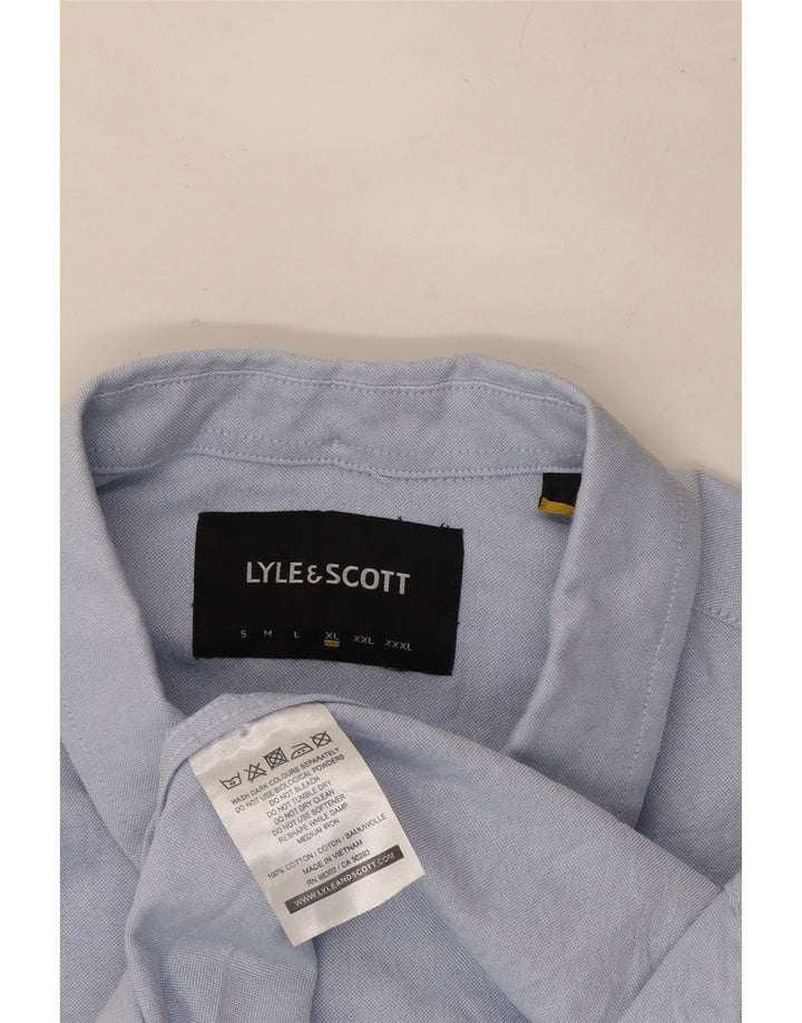 Cămașă pentru bărbați LYLE & SCOTT XL Bumbac albastru