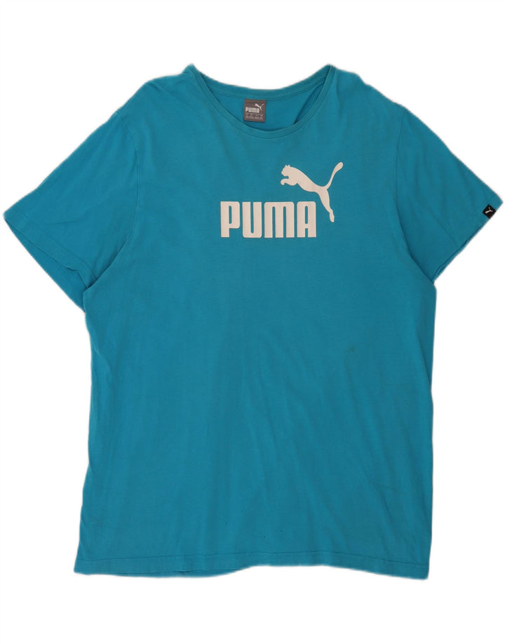 Tricou grafic pentru bărbați Puma Top 2XL Albastru