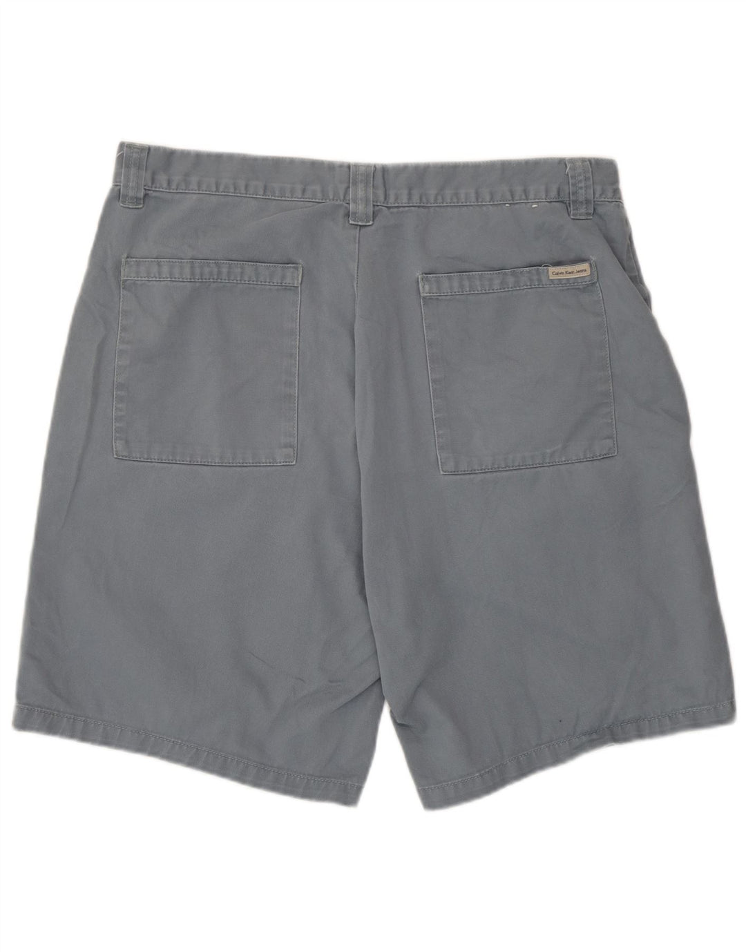 Pantaloni scurți chino Calvin Klein pentru bărbați W34, bumbac gri mare