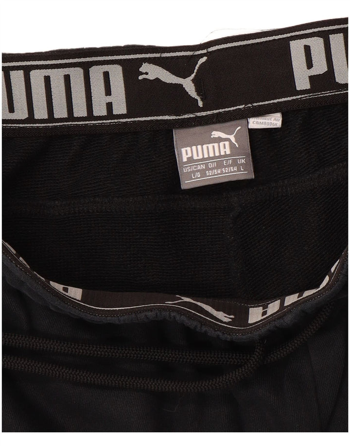 Pantaloni de trening PUMA pentru bărbați Pantaloni de jogging, mari, negri