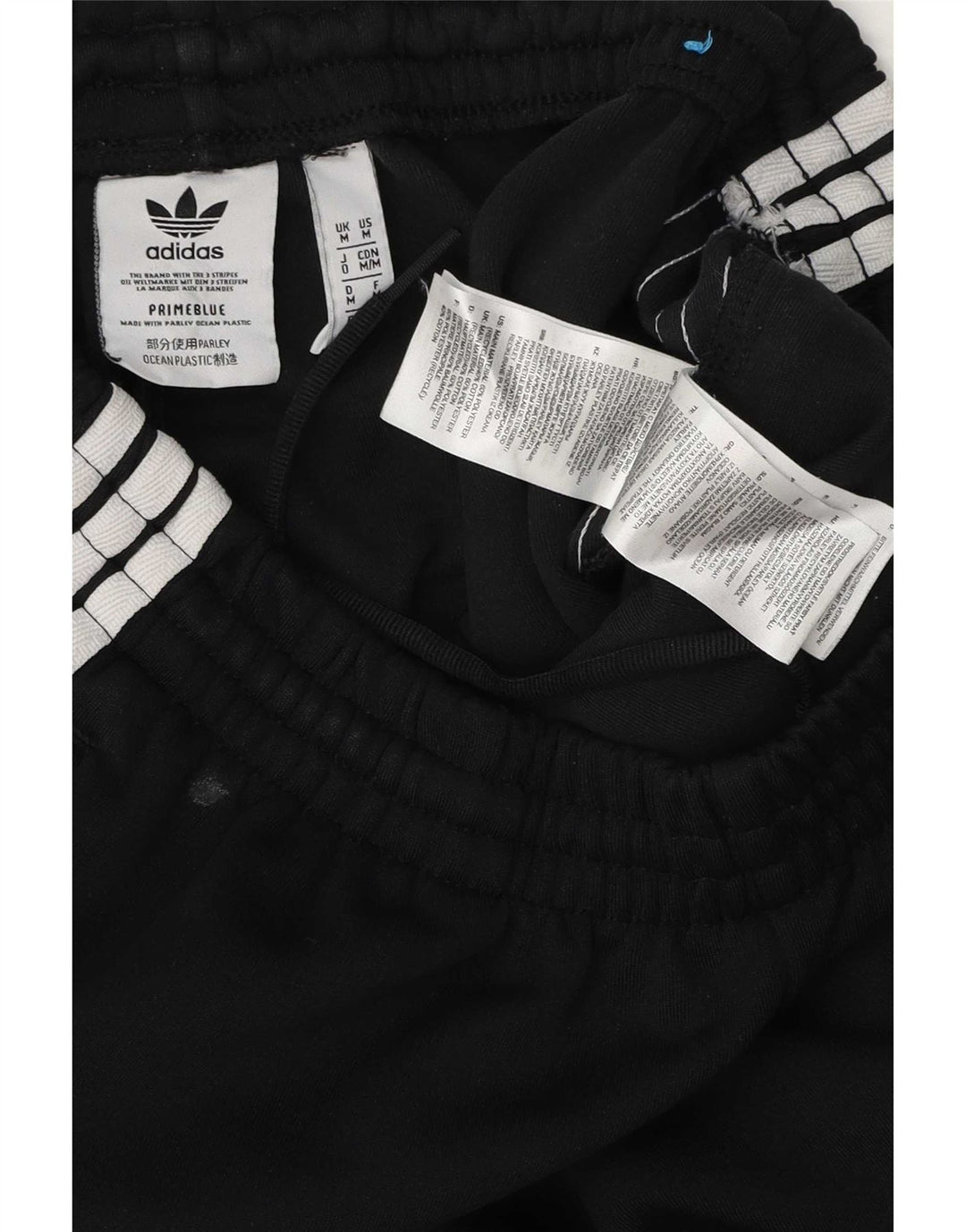 Pantaloni de trening Adidas pentru bărbați Joggeri poliester mediu negru