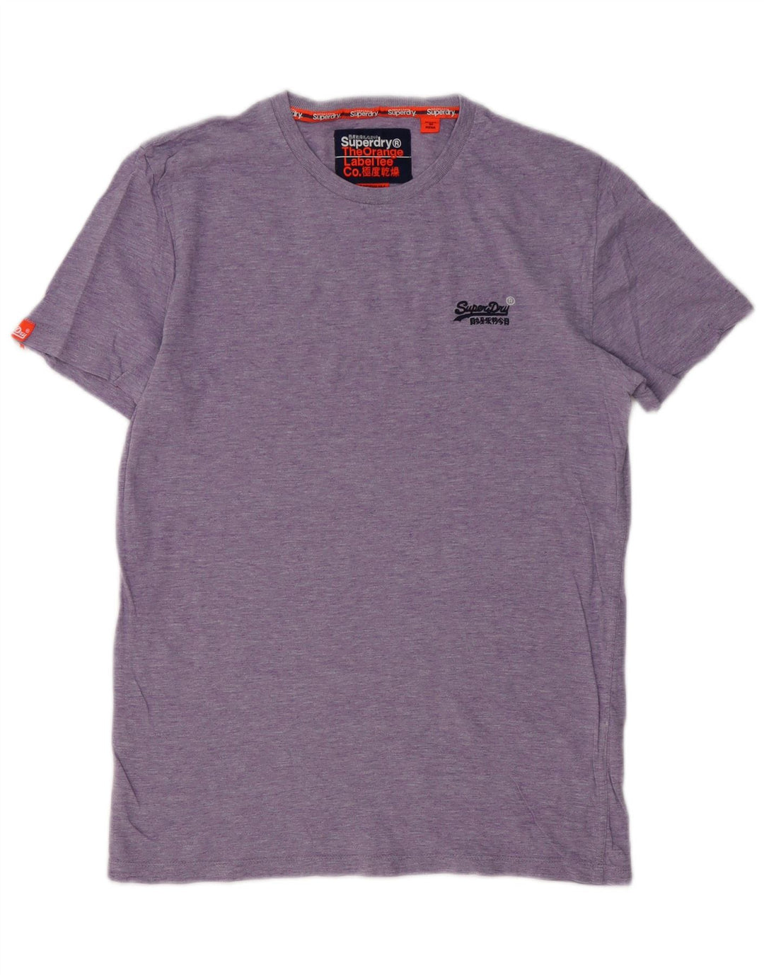 SUPERDRY tricou pentru bărbați Top din bumbac violet mediu