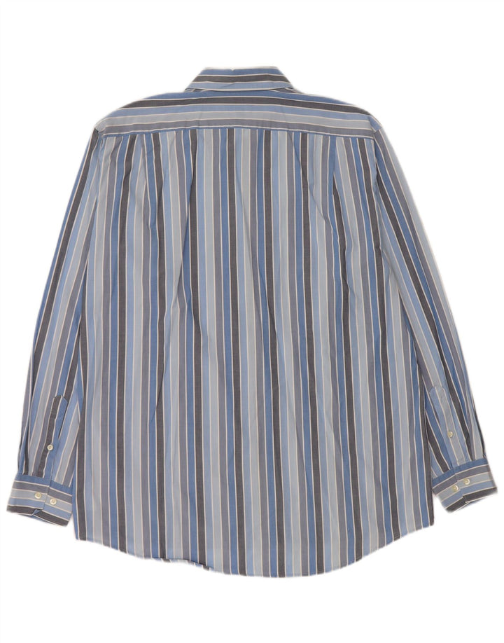 Cămașă pentru bărbați LACOSTE Mărimea 42 Bumbac cu dungi albastre mari