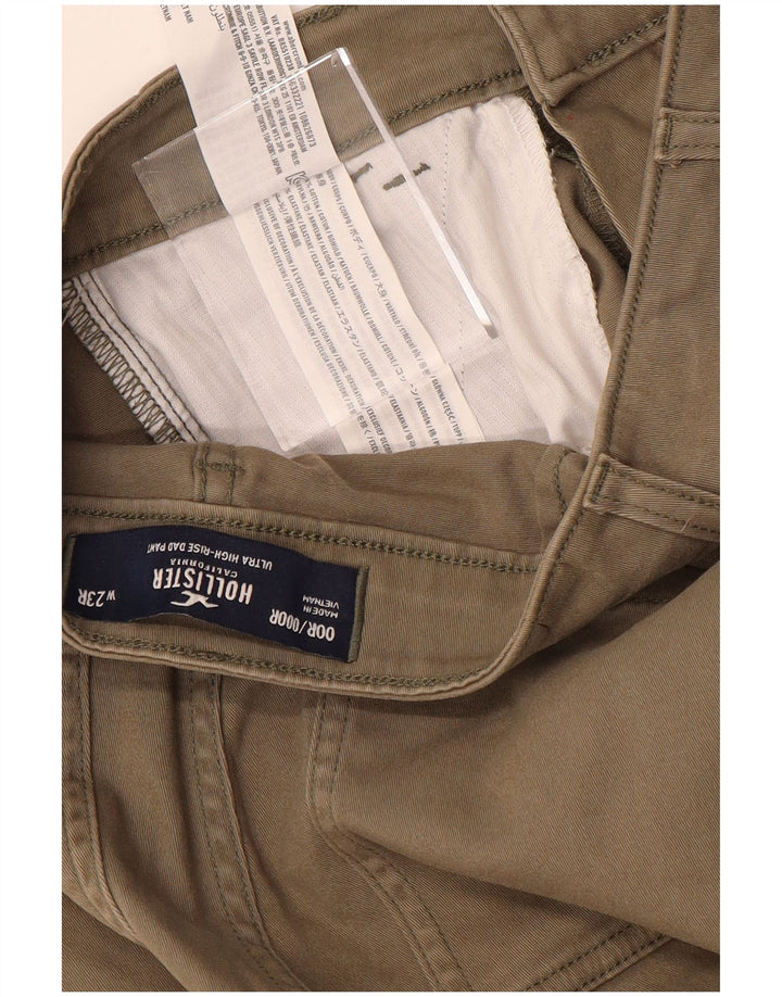 HOLLISTER Pantaloni cargo cu talie înaltă pentru femei US 00 2XS W23 L31 bej