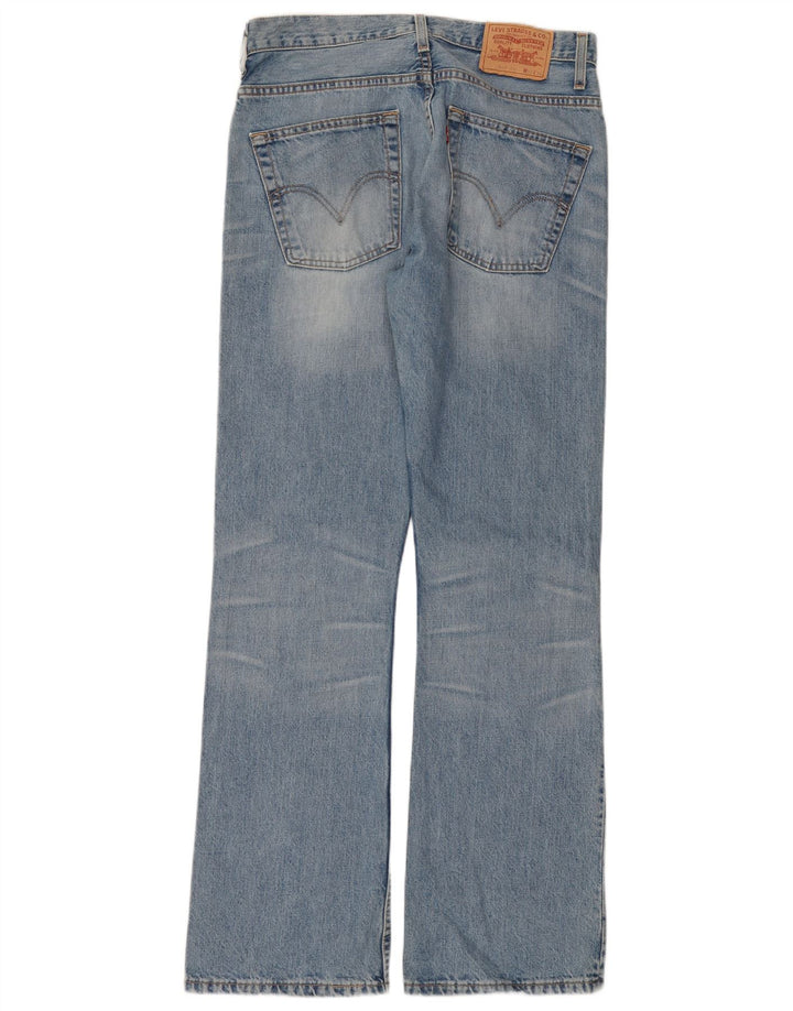 Blugi pentru bărbați Levi's 507 Bootcut W32 L34 Bumbac albastru