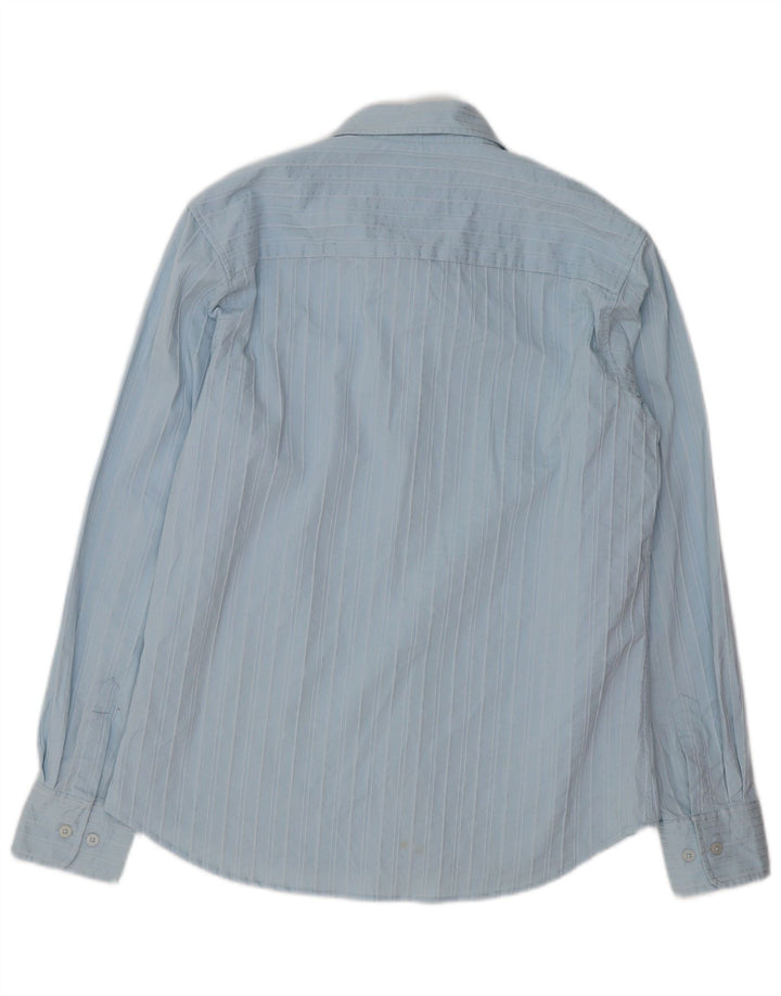 Cămașă BKE Slim Fit pentru bărbați, bumbac cu dungi albastre mari