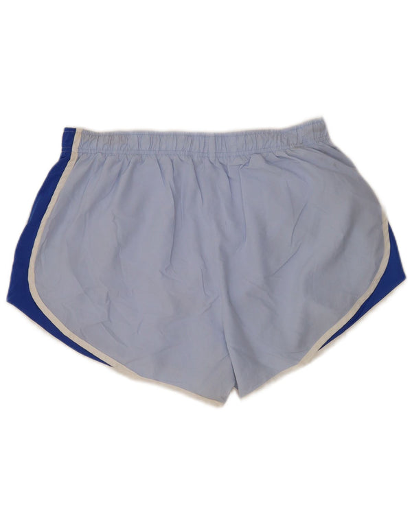 Pantaloni scurți sport Nike Dri Fit pentru femei UK 18 XL, albastru, poliester color bloc