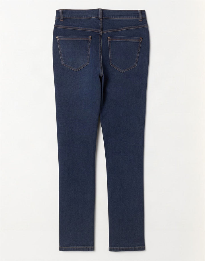 Blugi subțiri pentru femei M&Co UK 12 Medium L30 L28 Bumbac bleumarin