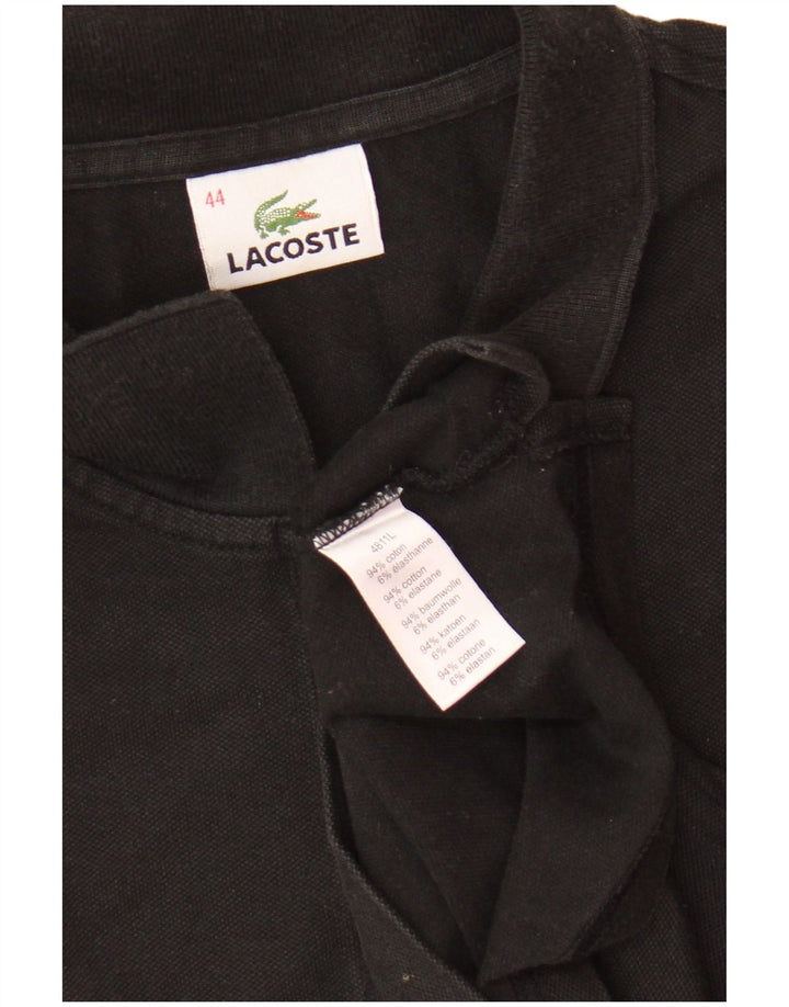 Tricou polo Lacoste pentru femei Mărimea 44, mare, negru, bumbac