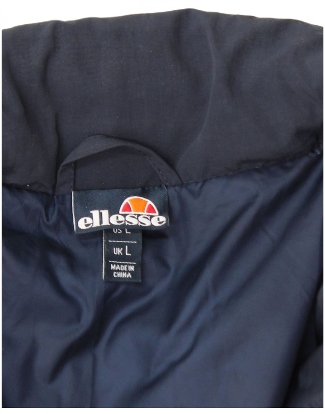 Jachetă căptușită pentru bărbați ELLESSE UK 40 mare, roșu, poliamidă color bloc