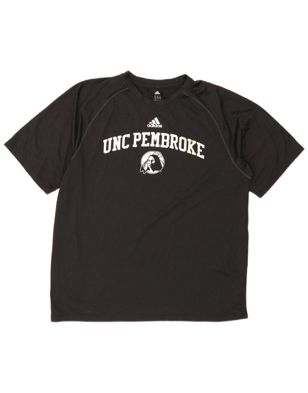 Tricou cu grafic pentru bărbați Adidas UNC Pembroke Top mare poliester negru