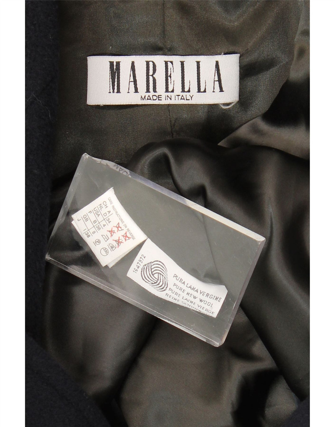 Palton supradimensionat pentru femei Marella UK 8 Mic bleumarin