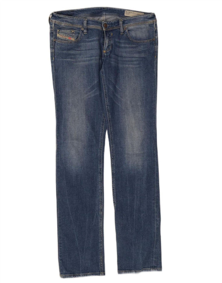 Blugi drepti, slim, drepte, l29 L34, din bumbac albastru Diesel