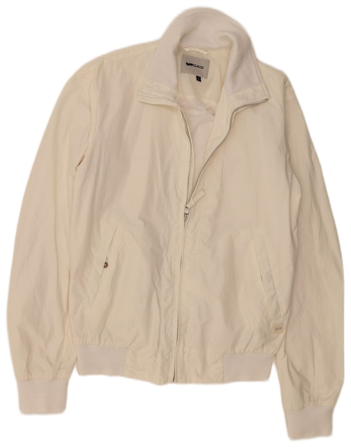 Bomber pentru bărbați GAS UK 36 Small Off White