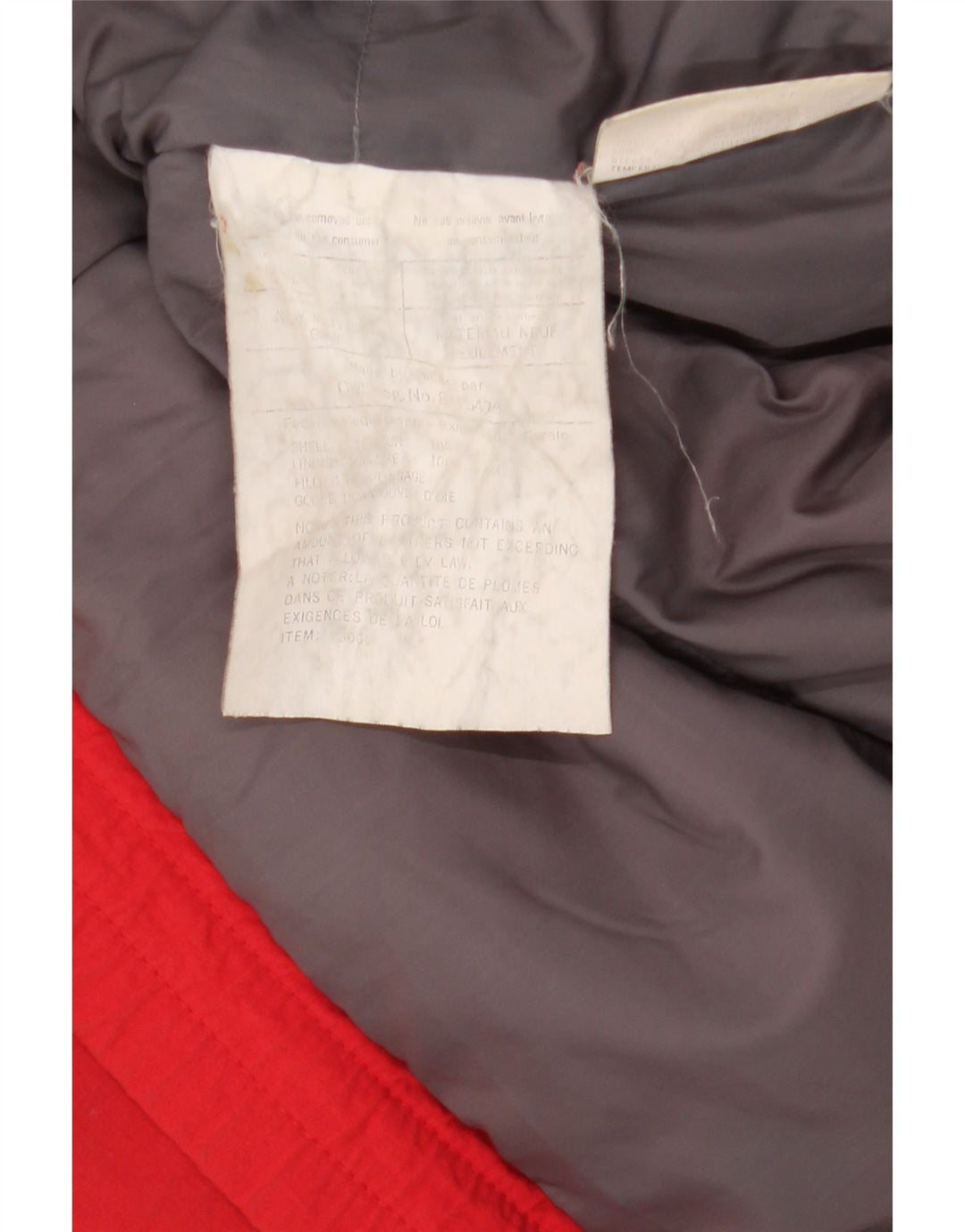 Jachetă căptușită pentru bărbați Eddie Bauer UK 42 XL bumbac roșu