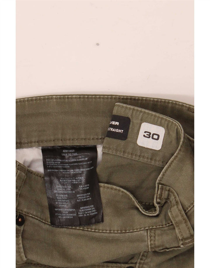 Pantaloni scurți Volcom Solver Denim W30 Medium Khaki Bumbac