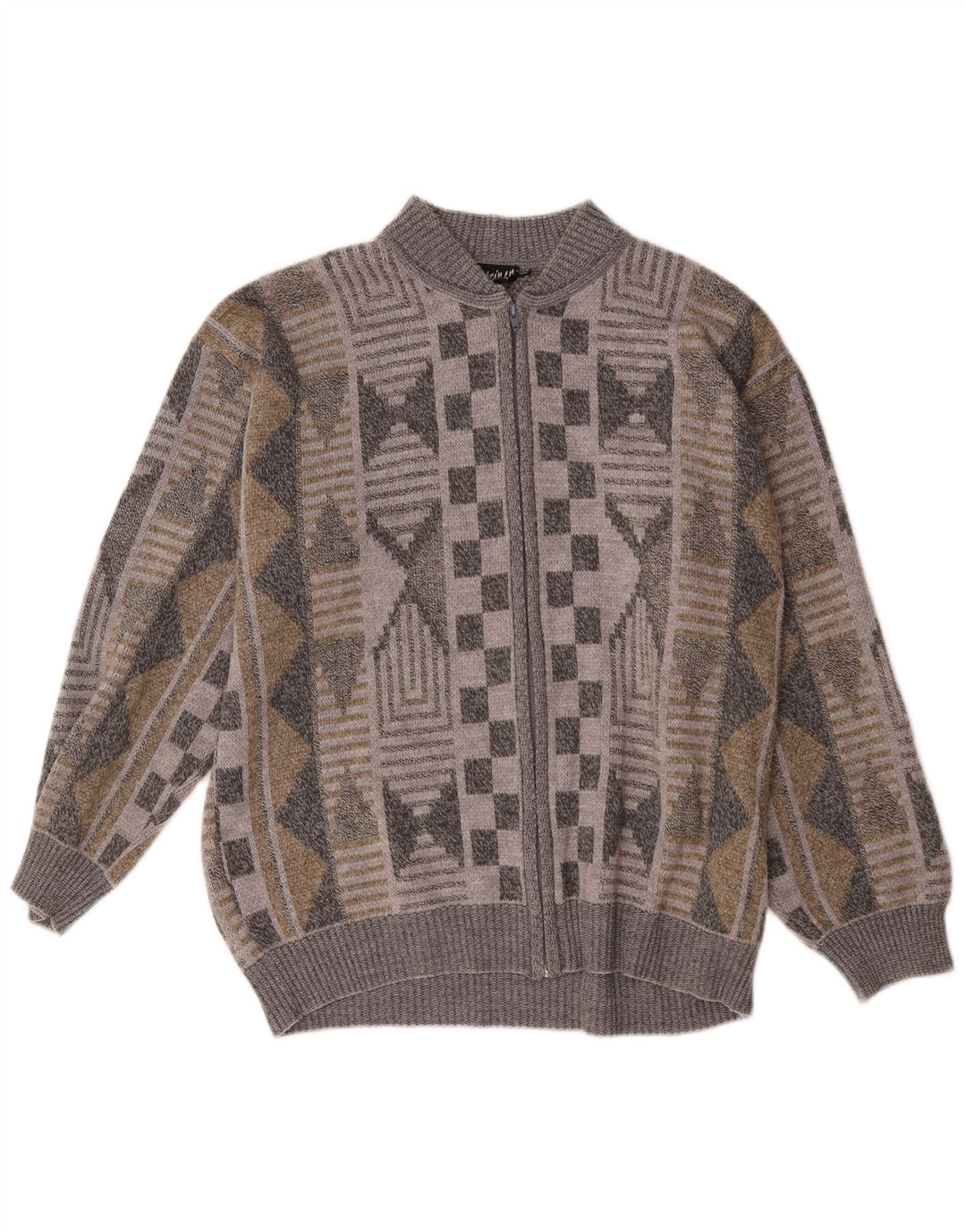 Pulover cardigan pentru bărbați Steiner XL, multicolor, geometric