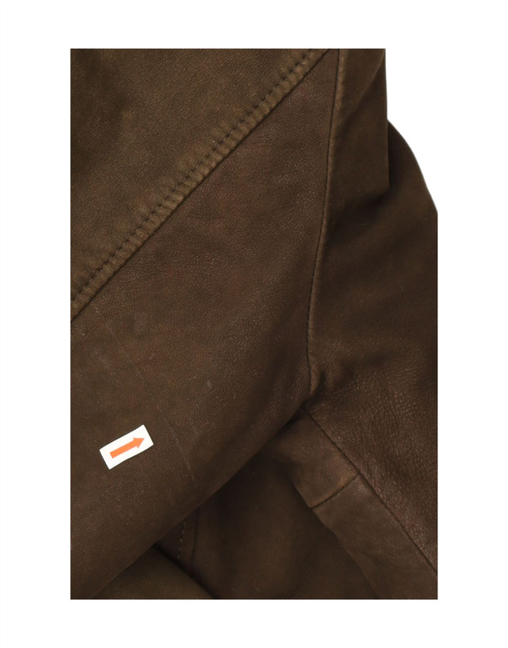 Jachetă pentru bărbați Scotch & Soda din piele intoarsa UK 40, mare, kaki