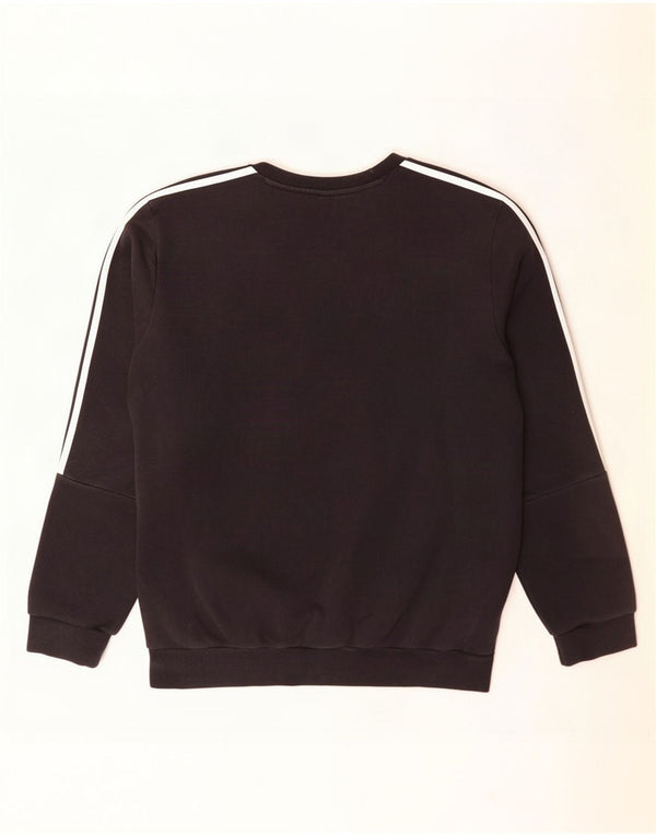 Hanorac pentru bărbați Adidas Jumper mare, negru, bumbac