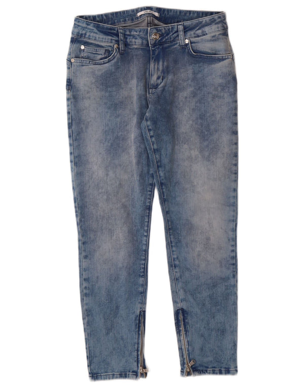 Blugi slim pentru femei Liu Jo Acid Wash W30 L25 Bumbac albastru