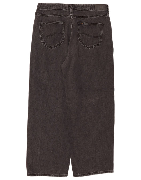 Blugi largi Lee pentru femei cu talie înaltă L30 L25 negri