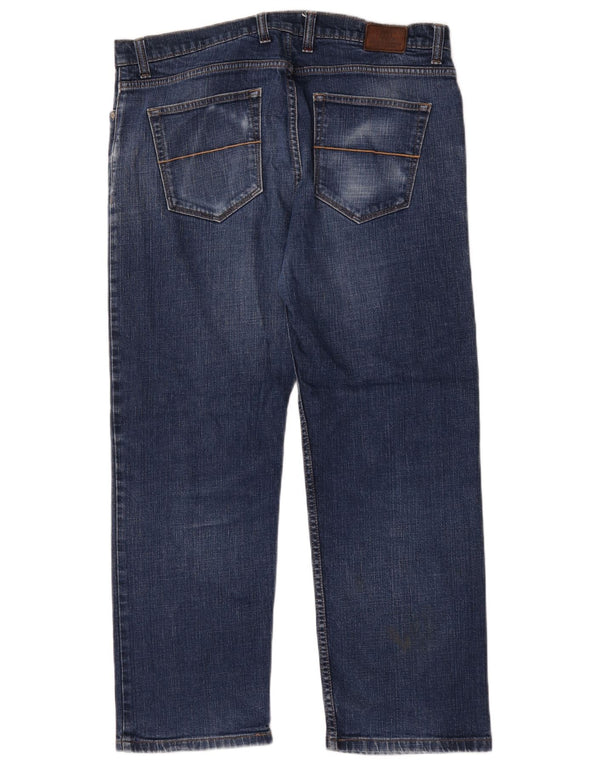 Blugi drepti pentru bărbați Marks & Spencer Blue Harbour W38 L29 Bumbac albastru