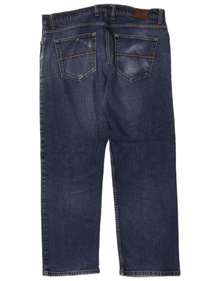 Blugi drepti pentru bărbați Marks & Spencer Blue Harbour W38 L29 Bumbac albastru