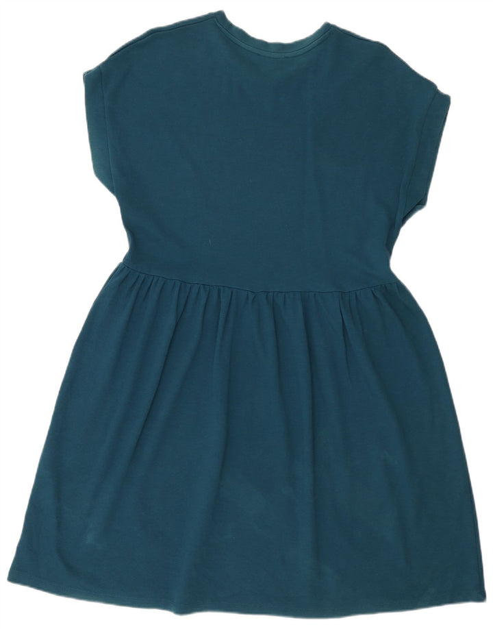 Rochie A-Line fără mâneci Zara pentru femei, bumbac bleumarin mediu