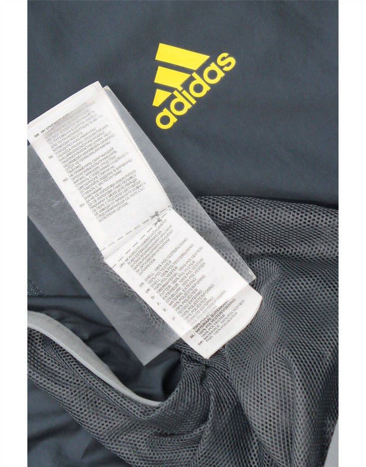 Jachetă de trening pentru bărbați Adidas, mare, gri din poliester