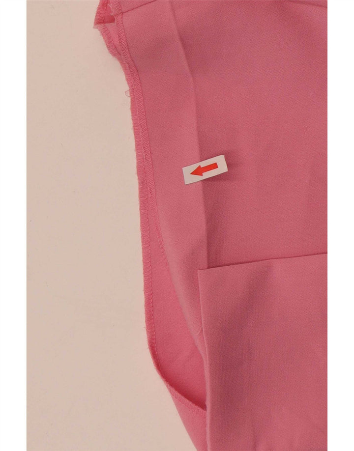 Pantaloni scurți casual pentru femei cu talie înaltă Zara Medium W28 Poliester roz