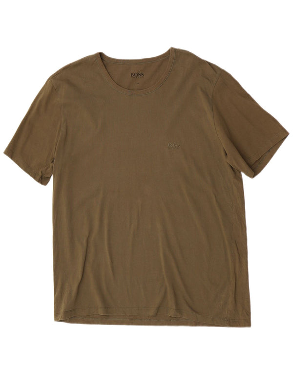 Tricou pentru bărbați Hugo Boss Top 2XL Kaki