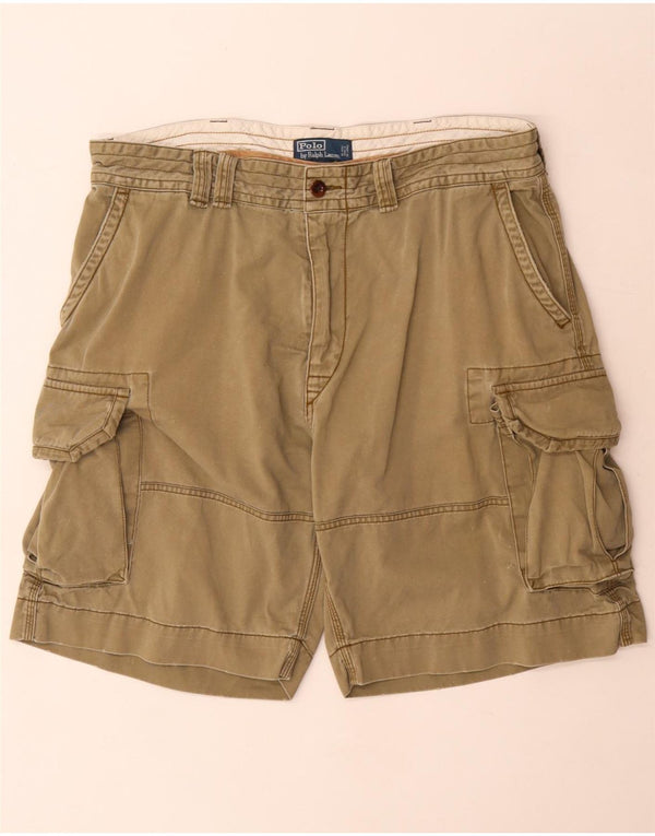 Pantaloni scurți cargo pentru bărbați Polo Ralph Lauren W38 XL bumbac kaki