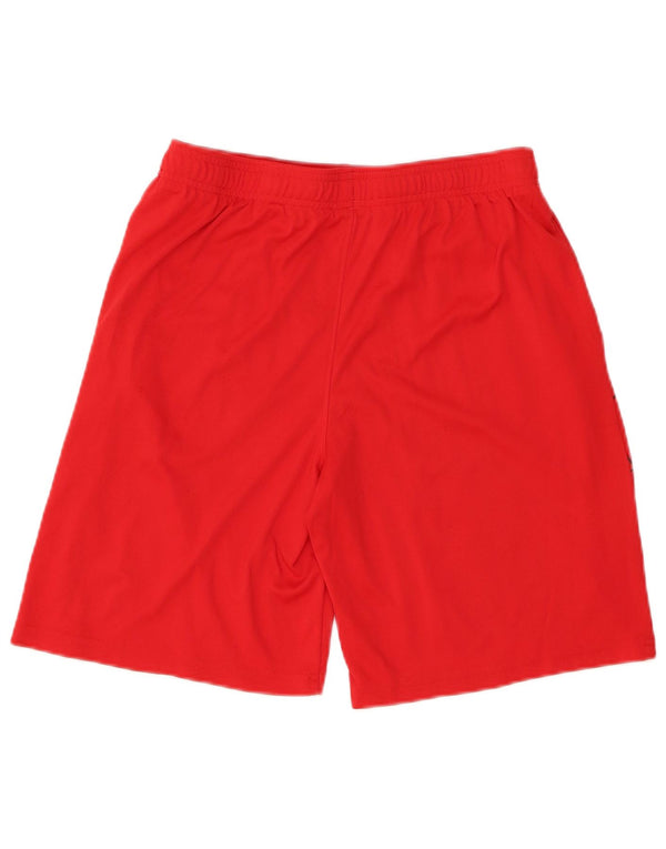 Pantaloni scurți sport Under Armour pentru băieți, cu grafică largi, 13-14 ani, XL, roșu