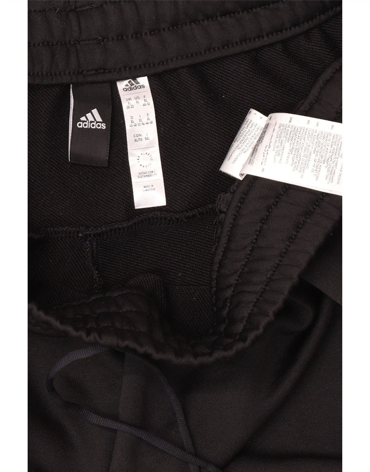 Pantaloni de trening Adidas pentru femei Joggeri UK 20/22 XL Poliester negru