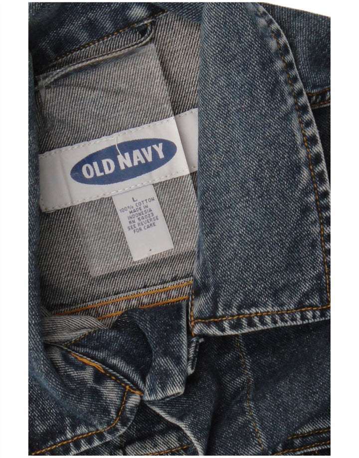 Jachetă de blugi pentru bărbați OLD NAVY UK 40 mare bumbac bleumarin