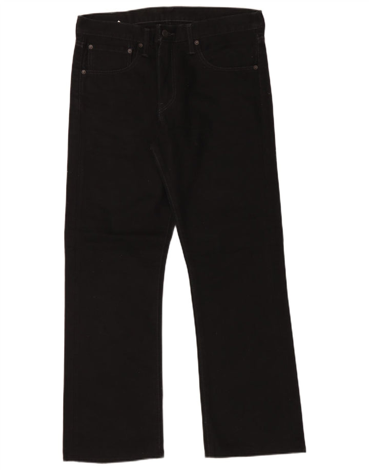 Jeans Levi's Bootcut pentru bărbați W34 L30, bumbac negru