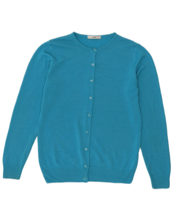Pulover cardigan pentru femei Marks & Spencer UK 8 mic turcoaz acrilic