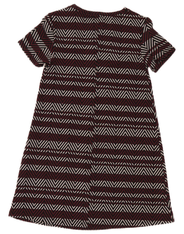 Rochie A-Line Trafaluc pentru femei Zara Marea Britanie 8, chevron multicolor mic