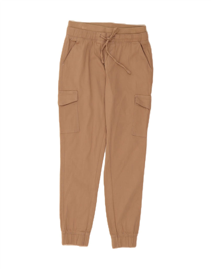 VINTAGE Womens Joggers Cargo Trousers Medium W28 L32 Brown Vintage Vintage and Second-Hand Vintage from Messina Hembry 