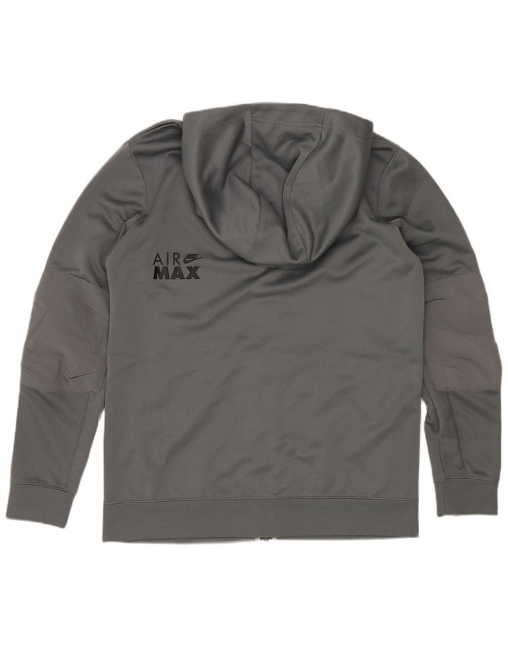 Pulover Nike Graphic Zip pentru băieți 12-13 ani, mare, gri, poliester