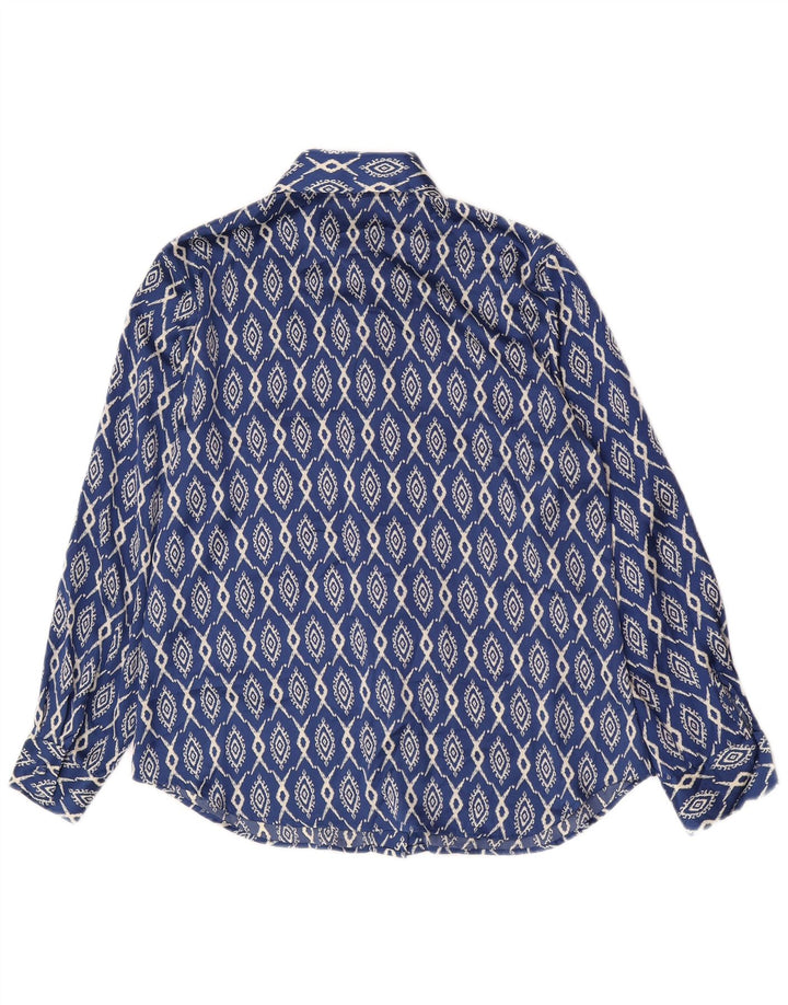 Cămașă pentru femei Zara UK 10 Small Blue Ikat