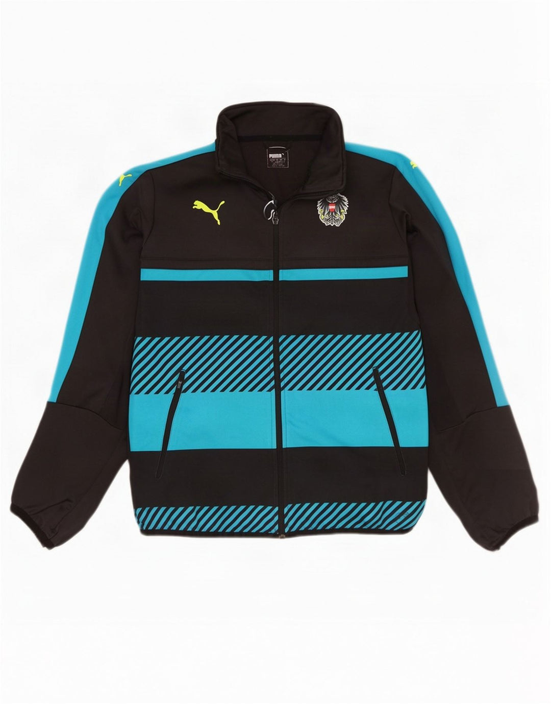 Jachetă de trening pentru bărbați Puma, mare, negru, poliester, sport