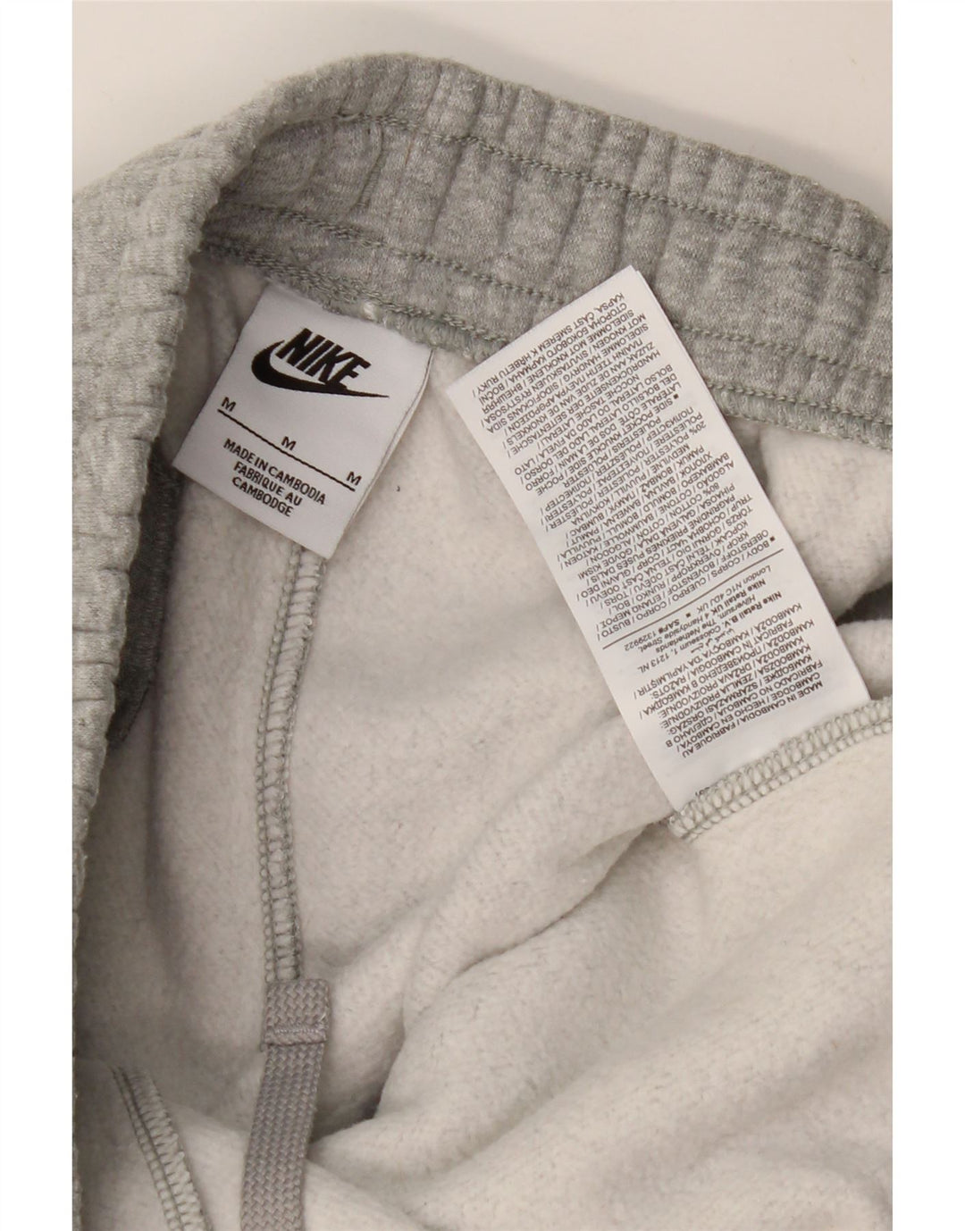 Pantaloni de trening pentru bărbați NIKE Pantaloni de jogging din bumbac cu pete gri mediu