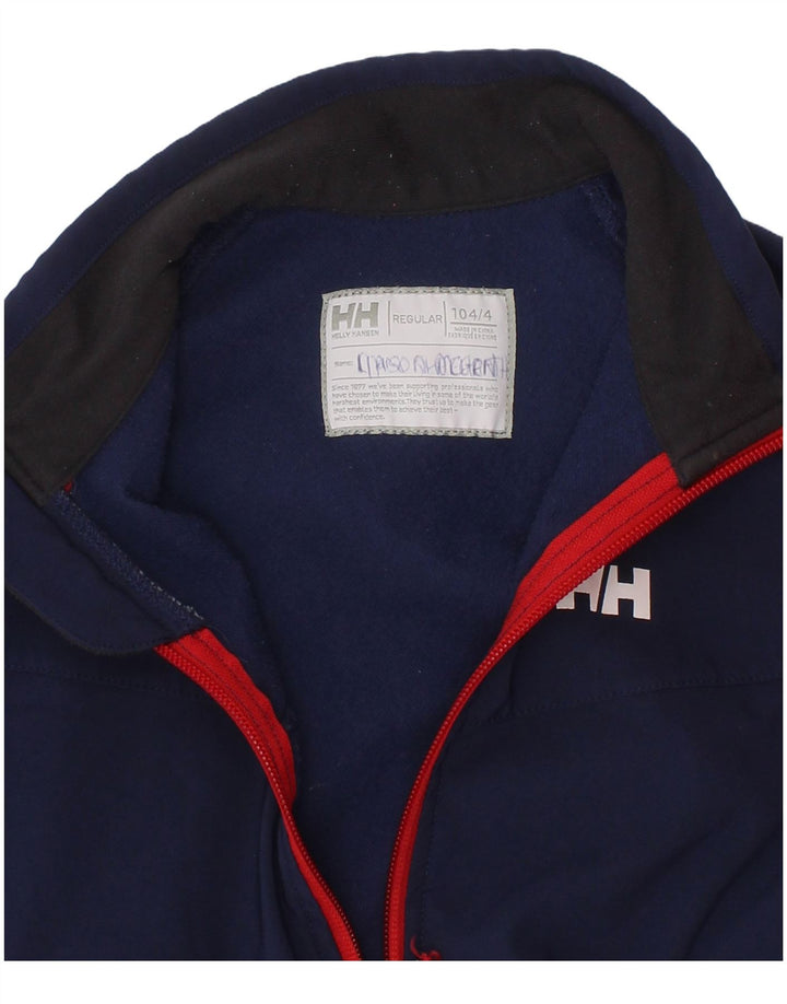 Jachetă de trening Helly Hansen pentru băieți, 3-4 ani, poliamidă bleumarin