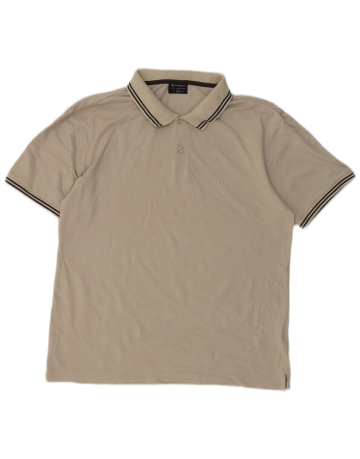 Tricou polo pentru bărbați Champion, mare, bej, bumbac