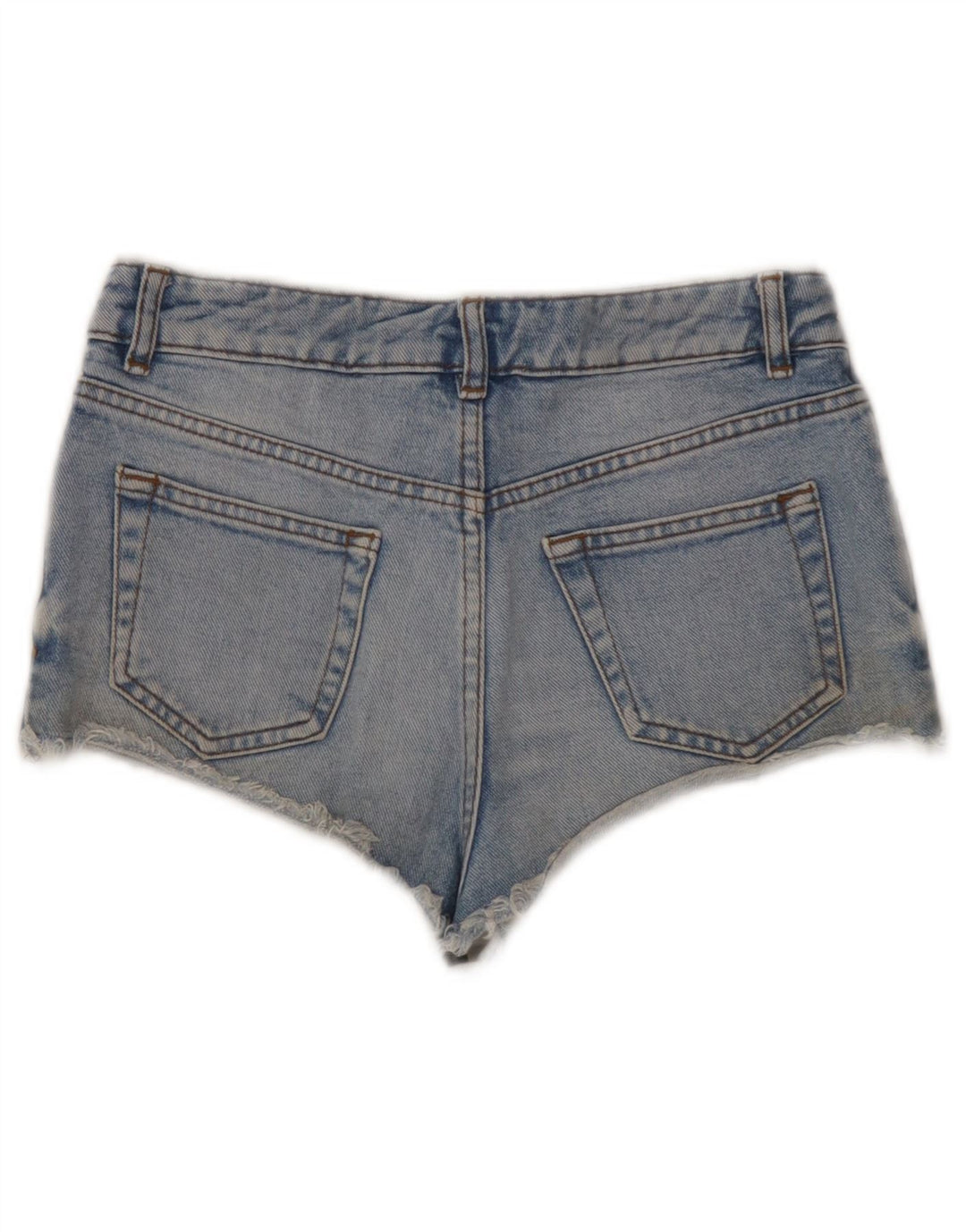 Pantaloni scurți din blugi pentru femei Topshop W26 Small Blue Bumbac