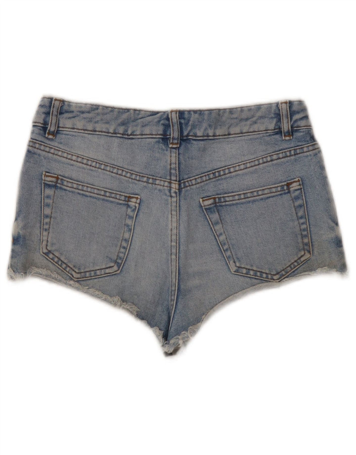 Pantaloni scurți din blugi pentru femei Topshop W26 Small Blue Bumbac